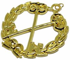 GRAND Treasurer Masonic Collar Jewel GOLD PLATED FREEMASON picture