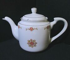 Vintage Golden China Tea Pot Chin Yi Ho Ceramics CYH Red Yellow Teapot Gold Trim picture