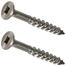 #8 Stainless Steel Deck Screws Square Drive Wood and Composite Decking All Sizes picture