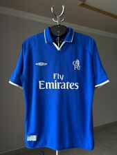 CHELSEA 2001 2003 HOME FOOTBALL SOCCER SHIRT JERSEY UMBRO VINTAGE MENS SIZE L picture