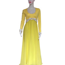 Rare Vintage 1960s Lillie Rubin Yellow Gown picture