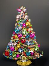 Vintage Czech Rhinestone  Christmas Tree - Magical Holiday Decor picture