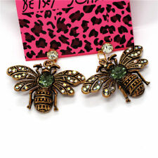 New Lovely Vintage Style Rhinestone Bee Crystal Fashion Gift Stand Earrings picture