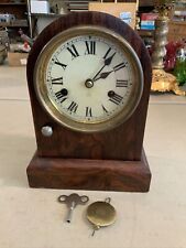 Vintage Antique Seth Thomas Rosewood Beehive Mantel Clock With Pendulum & Key picture