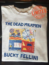 RARE 1987 T SHIRT THE DEAD MILKMEN BUCKY FELLINI Vintage YT1052 picture