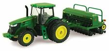 1/64 John Deere 7215R Tractor Toy w/ 1590 Grain Drill by Ertl - TBE45433 picture