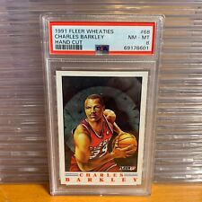1991 Fleer Wheaties Provisions (Hand Cut) - Charles Barkley #68 - 76ers PSA 8 picture