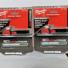 New Genuine 18V Milwaukee 48-11-1865 6.0 AH Batteries M18 XC18 High Output 2PCS picture