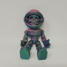 Tri Color Flexi Factory - Dead Skeleton Astronaut /w Cracked Helmet Toy picture