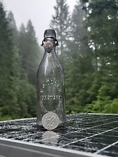 Excellent 1880s Connecticut Beer Bottle☆Old T.J. Toole Branford CT Blob Top Ale picture