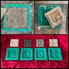 Frank Lloyd Wright Inspired Set: Freeman, Millard, Storer, Ennis, Tile Forms picture