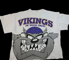 Sun Sportswear Single Stitch Tshirt Minnesota Vikings Mens XL Vintage 1993 NFL picture