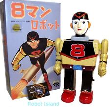 8th Man Robot Tin Toy Yonezawa Eighth ManStyle Limited 200 Black picture