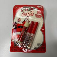 Vintage Bonnie Bell Lip Smackers Coca Cola Christmas Set 2009 Gloss New Unopened picture