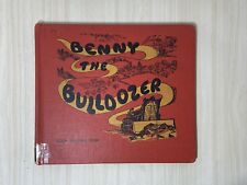 1947 BENNY THE BULLDOZER Children's Ex-Library Book Vintage Edith Thatcher Hurd picture