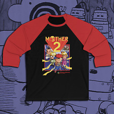 Mother 2 Earthbound [v3] - 3/4 Sleeve Baseball Shirt - Ness Lucas Smash Bros PK picture