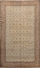 Floral Semi-Antique Ivory Handmade Anatolian Turkish Oriental Wool Area Rug 7x10 picture
