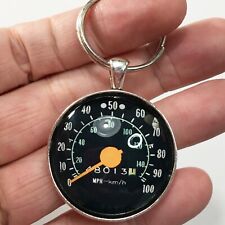 Vintage Chevrolet 1970's 100 MPH Speedometer Keychain Reproduction Chevy truck picture