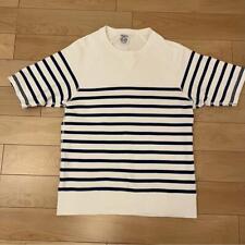 Loopwheeler x LOWERCASE Short Sleeve Sweatshirt Stripe Cotton Size S Used picture