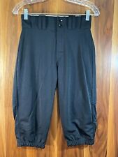 Alleson Athletic Adult Crush Knicker Baseball Game Pants Black Size Small 655PKN picture