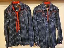 RARE Vintage 70s Kenny Rogers Matching His/Hers Western Shirts W/ Ties NEW NICE picture