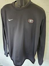 Nike UGA Georgia Bulldogs Team Issue On-Field Thermal Sweater Black Mens L EUC picture
