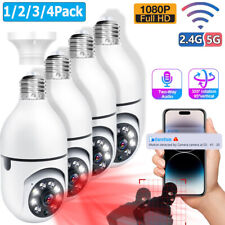 360° 1080P IP E27 Light Bulb Camera Wi-Fi Wireless Smart Home Security IR Night picture