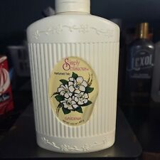Vintage Simply Sensuous  Gardenia  Perfumed Talc  14.2oz/400g Open picture