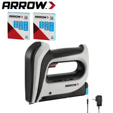 Arrow Cordless Staple Gun Kit Electric Stapler 3750PC 1/4