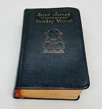 Rare 1963 St Joseph Continuous Sunday Missal Catholic Book Confraternity 1B picture