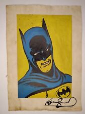 Andy Warhol Painting Drawing Vintage Sketch Paper Signed Stamped picture