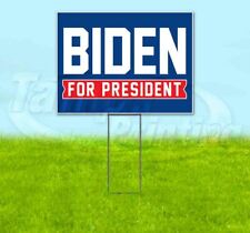 BIDEN FOR PRESIDENT 18x24 Yard Sign WITH STAKE Corrugated Bandit JOE HARRIS picture