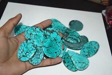 Best Offer 1 Kg Lot Natural Spiderweb Turquoise Blue Untreated Mix Cut Gemstone picture