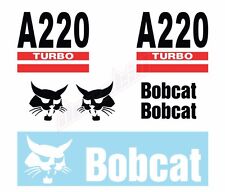 Bobcat A220 Skid Steer Set Vinyl Decal Sticker  picture
