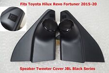 BLACK JBL TWEETER COVER SPEAKERS FOR TOYOTA NEW FORTUNER 2015-20 picture