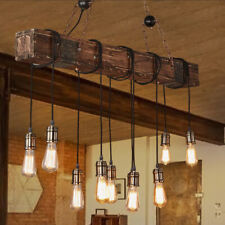 Farmhouse Industrial Chandelier Light Rustic Cafe Hanging Fixtures Pendant Lamp picture