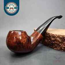 Roma Smooth Bent Estate Briar Pipe Unsmoked, 9mm, Adapter picture
