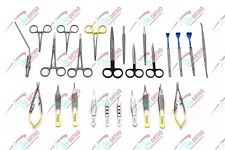 Seiff Blepharoplasty instruments Set of 26 Pcs with Steel Box Plastic Surgery picture