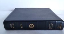 Rare ESV Heritage Bible Single-Column Black Calfskin/Gilt Edges/Comfort Print picture