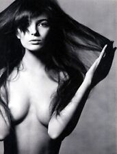 Paulina Porizkova Black And White Playing With Hair 8x10 Picture Celebrity Print picture