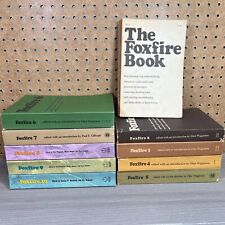 Foxfire Book Complete Set Lot Vols 1 - 10 VTG 1970's Some 1ST Editions VERY NICE picture
