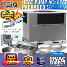 ACiQ 3 Ton AC Ducted Central Air Heat Pump Package Unit System Kit, 13.4 SEER2 picture