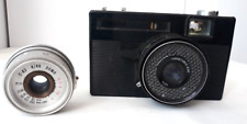 lot Film camera Vilia 35mm with Triplet lens 69-3 4/40  USSR (9.5) + T-43 lens picture