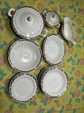 25 Piece Set Edwin M. Knowles China Vintage  1928-29 22 kt Gold Semi Vitreous 45 picture