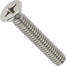 10-32 Flat Head Machine Screws Phillips Stainless Steel All Sizes / Quantities picture