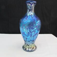 Fenton Favrene OOAK Clarence Sand Carved Vase Special Order NFGS 2019 C2115 picture