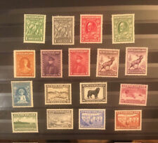 Stamps Canada Newfoundland:  Sc183 to Sc199 (17) MNH Definitive Issue 1932-37 picture