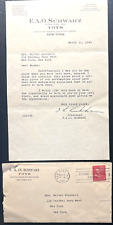 MRS. WALTER WINCHELL RARE 1941 LETTER FROM F.A.O. SCHWARZ ON STATIONERY W/COA picture
