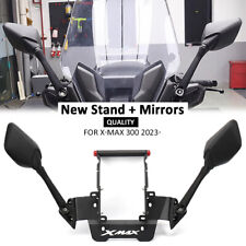 For YAMAHA XMAX 300 2023- Phone Holder Mount Navigation Bracket Rearview Mirror picture