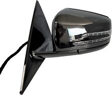 #89 BLACK LEFT SIDE DRIVER MIRROR WITH BLIND SPOT FOR MERCEDES COUPE  E350 E400 picture